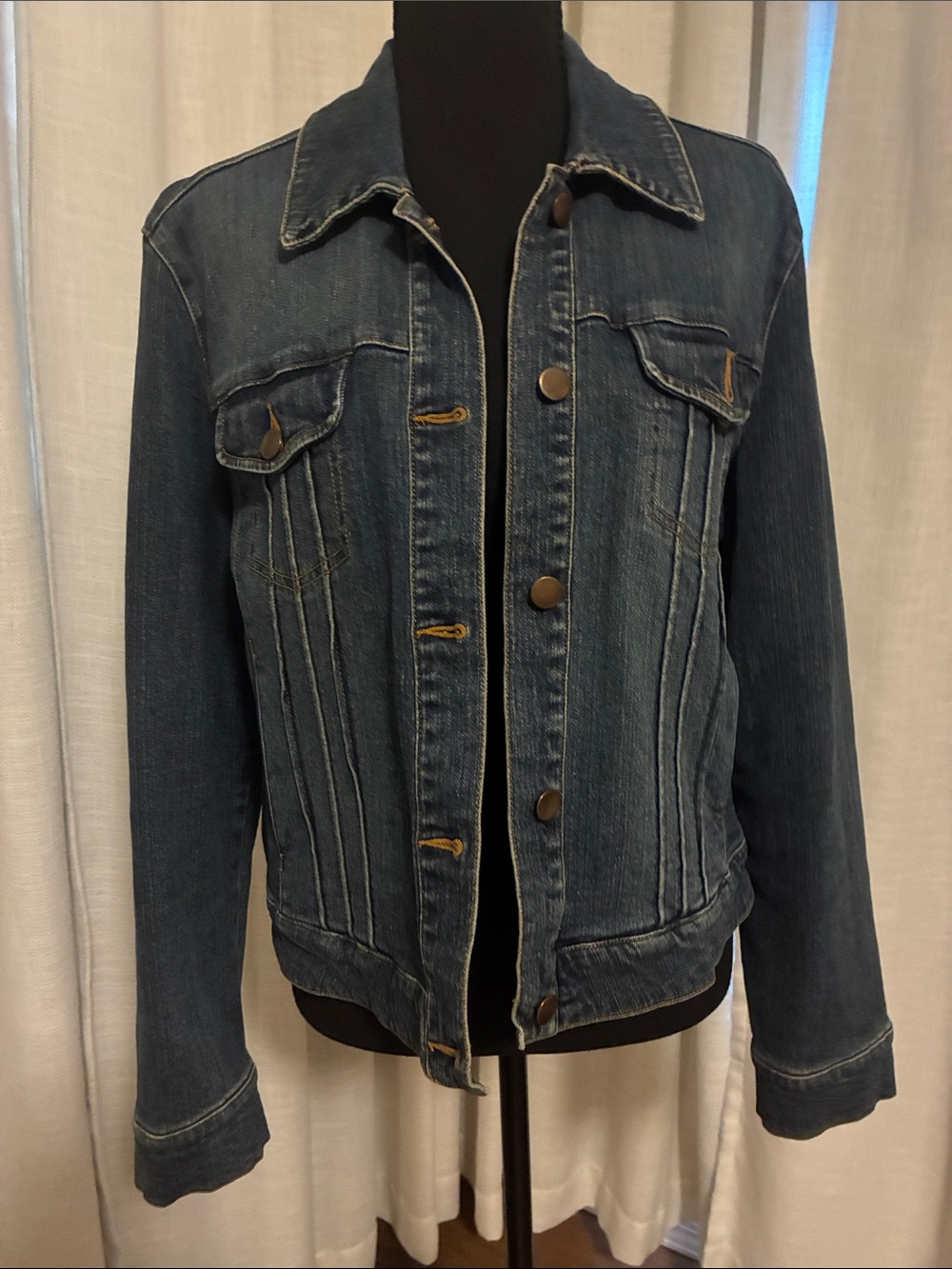 Willi Smith Dark Blue Denim Jean Jacket